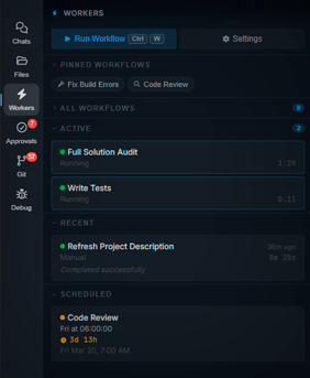 Workflow editor